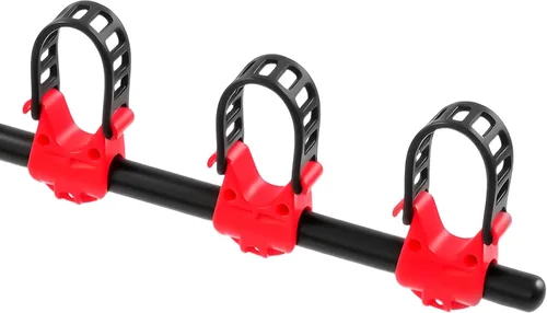Miniatura 8 de Soporte para maletero de 3 bicicletas con correa fija, soporte para bicicleta, compatible con la mayoría de sedanes, hatchbacks, minivans y SUV