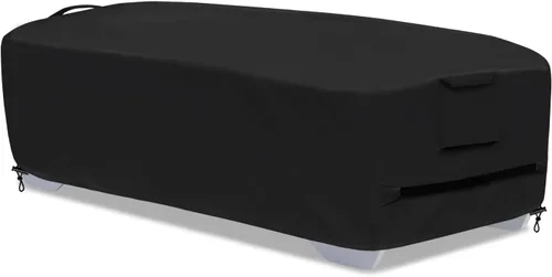 Miniatura 17 de Funda para tumbona para exteriores, 1 paquete de fundas para sillas de patio, impermeables, 600D, material resistente a la intemperie, protección