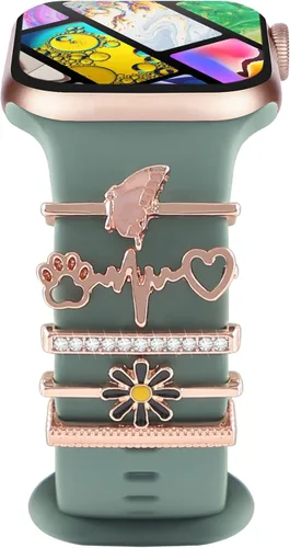 Miniatura 19 de Dijes para correa de Apple Watch para mujer de 1.575 pulgadas, 1.732 pulgadas, 1.614 pulgadas, 1.772 pulgadas, 1.654 pulgadas, 1.732 pulgadas, 1.732