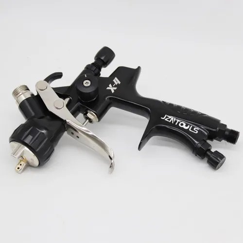 Miniatura 3 de HVLP Pistola de pulverización de aire con boquillas de 1.3/0.067 in, pistola de pintura en aerosol de alimentación por gravedad con taza de 400/20.3