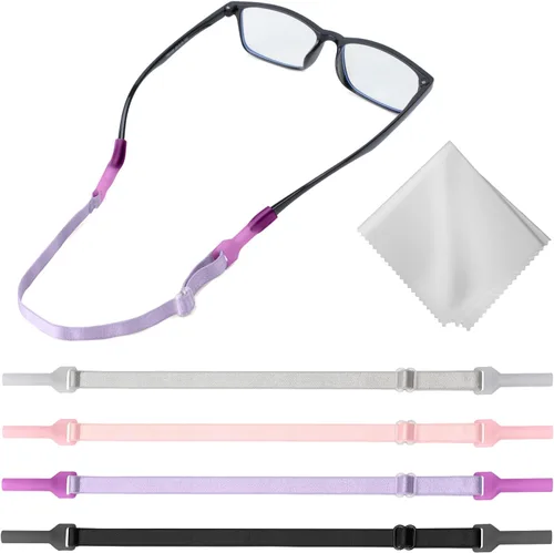 Buyisgle Correa para lentes de sol para niños, sin cola, cordones para niños pequeños y niñas, soportes para anteojos alrededor del cuello,