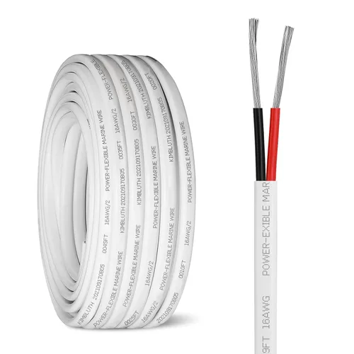 Miniatura 17 de Cable marino dúplex de calibre 10, cable de cobre estañado para barco, 150 pies, 10 AWG, estándar de EE. UU., OFC, alambre de cobre libre de oxígeno