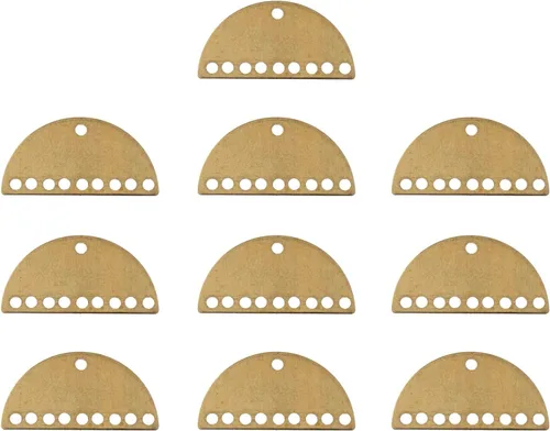 Miniatura 22 de John Bead Beadwork Findings - Colgante dorado (3 unidades)