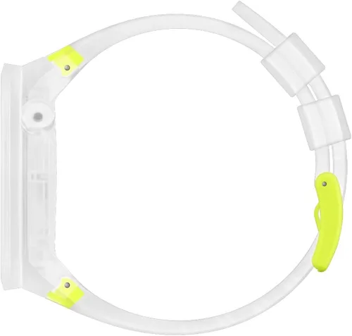 Miniatura 3 de Swatch SO27E103 - Reloj de cuarzo blanco con esfera esqueleto