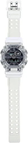 Miniatura 4 de G-Shock GA900SKL-7A Reloj de la serie esqueleto de ondas sonoras color blanco Blanco transparente
