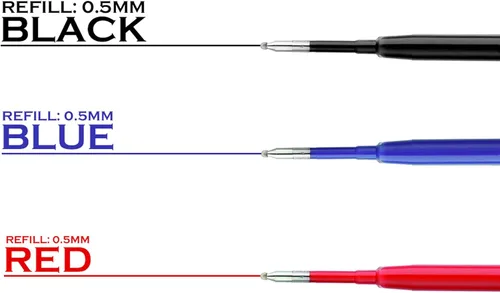 Miniatura 6 de DunBong G2 - Recambios de tinta de gel, para bolígrafos de gel retráctiles, bolígrafos de tinta de gel, punta fina de 0.020 in, paquete de 5 (negro)