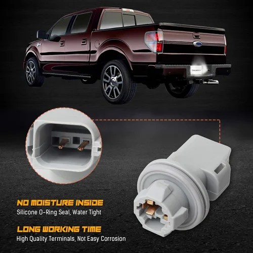 Miniatura 4 de Luces LED para placa de matrícula con enchufe compatible con Ford F150 F250 F350 F450 F550 Super Duty Ranger Explorer Bronco Excursion Expedition