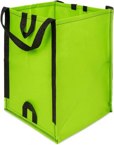 Miniatura 18 de DURASACK Heavy Duty Home and Yard Bags 48-Gallon Reusable Self-Standing Lawn and Leaf Bags Garbage Can with Reinforced Handles, Black