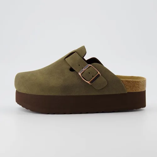 Miniatura 2 de CUSHIONAIRE Women's Loom Cork Footbed Platform Clog with +Comfort, Wide Widths Available