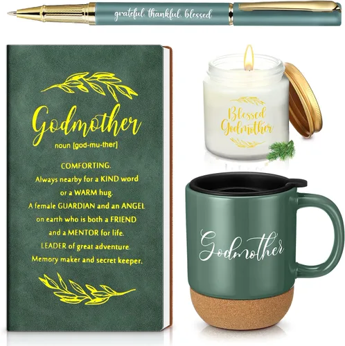 Miniatura 17 de Hushee 4 piezas de regalos cristianos para hombres, taza de café del hombre de Dios, diario de oración, vela perfumada, bolígrafo bíblico, regalos