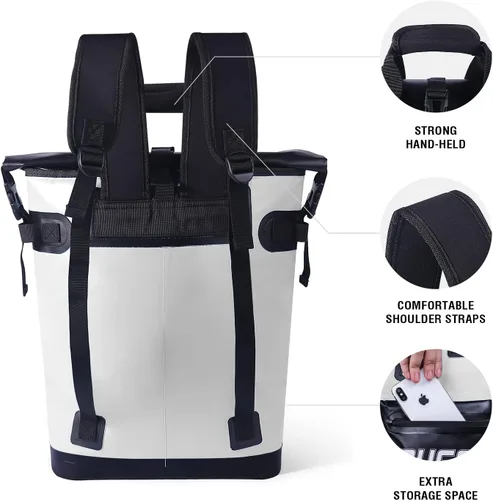 Miniatura 4 de Buffalo Gear Mochila enfriadora de 18 L, 30 L, a prueba de fugas, para camping, enfriador, enfriador, para picnic, playa, senderismo, parque, pesca