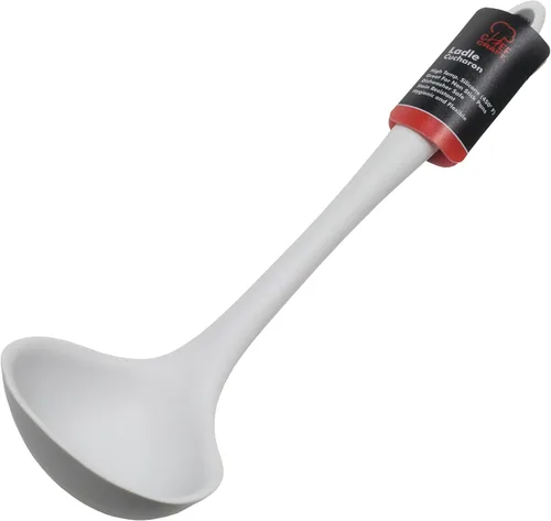 Miniatura 2 de Chef Craft - Cucharón de cocina de silicona premium, 11.25 pulgadas, gris