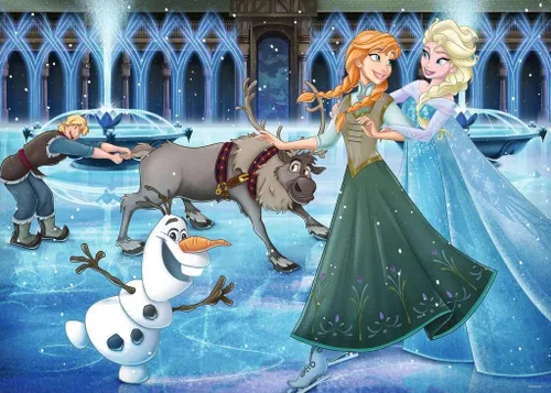 Miniatura 2 de Ravensburger Rompecabezas de Frozen de Disney, 1000 piezas únicas, tecnología Softclick con imágenes vibrantes y sin deslumbramiento, regalo ideal