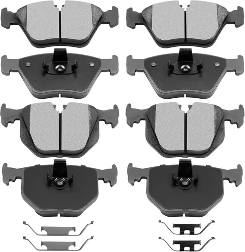 Miniatura 35 de ECCPP - Juego de 4 pastillas de freno de disco de cerámica traseras para 1994 1995 1996 1997 1998 1999 2000 2001 2002 2003 2004 para Ford Mustang