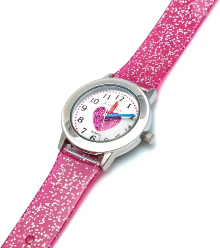 Miniatura 5 de Kiddus Reloj analógico para niñas. Reloj de pulsera elegante y educativo para edades de 5 años en adelante. Movimiento de cuarzo japonés. Diseño