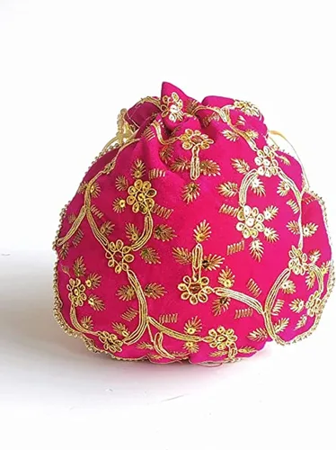 Miniatura 7 de PANACHE MERCHANT - Bolsa decorativa para mujer, bolsa Batwa con mango de perlas, bolso de mano para mujer
