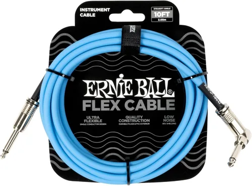 Miniatura 11 de Ernie Ball - Cable de instrumento flex recto/recto 10 pies - Negro (P06434)