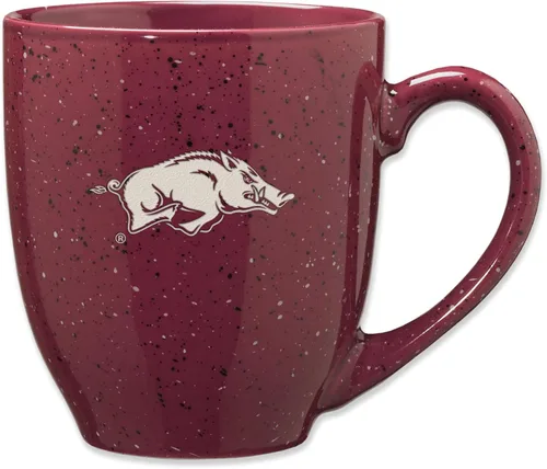 Miniatura 475 de Rico Industries NCAA Virginia Tech Hokies Maroon - Taza de café de cerámica grabada con láser, color del equipo, 16 onzas