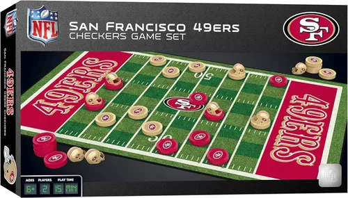 Miniatura 10 de MasterPieces NFL Los Angeles Rams Juego de mesa de damas, 13 x 21 pulgadas