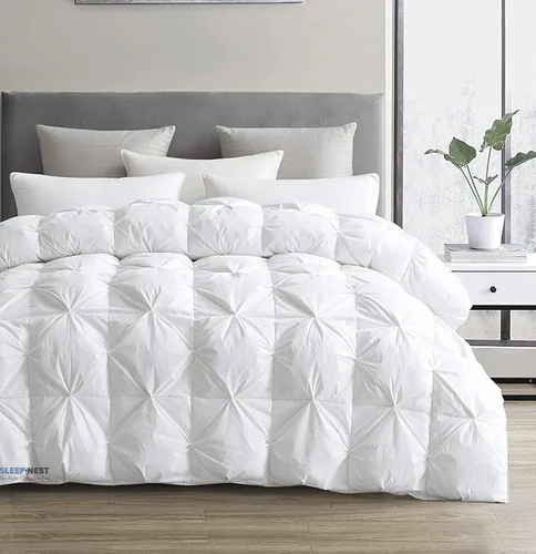 Miniatura 20 de SLEEP-NEST Edredón Twin XL - 68x92 pulgadas Ultra Suave para Todas las Estaciones Plisado Pinzado 1 Pieza Manta - Elegante Diseño Pintuck Edredón
