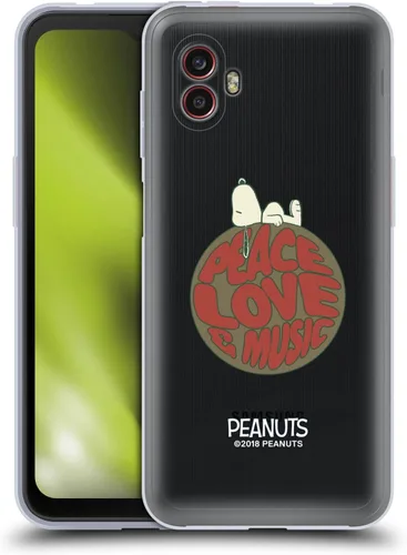 Miniatura 282 de Head Case Designs Funda de gel Woodstock 50th con licencia oficial de Peanuts Snoopy Guitar 1969 [protección de grado militar] compatible