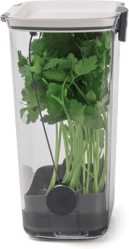 Miniatura 7 de ProKeeper Herb Keeper - Blanco, con tapón de drenaje de silicona extraíble, plástico sin BPA