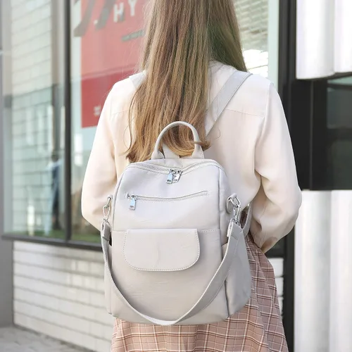 Miniatura 3 de Mochila de moda para mujer impermeable bolsa de viaje bolsa de hombro convertible para mujer
