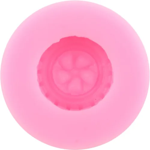 Miniatura 6 de Zixiang Molde redondo 3D para fondant, molde de silicona con forma de rueda de camión para decoración de pasteles, decoración de cupcakes, arcilla