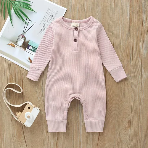 Miniatura 3 de Kuriozud Mameluco de una pieza para recién nacido, unisex, con botones, para bebé y niña