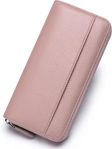 Miniatura 19 de RFID Blocking Womens Zipper Wallet Leather Large Capacity Billfold Clutch Zip Around Wallets for Women