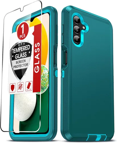 Miniatura 40 de LeYi Funda compatible con Samsumg Galaxy A05 4G: Galaxy A05 4G con resistente a los golpes, 3 en 1 de cuerpo completo, protección resistente