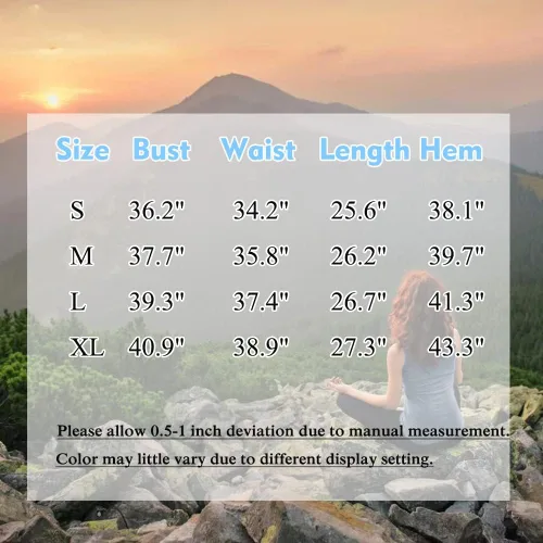 Miniatura 7 de Women Mountain Explorer Sunrise Graphic Tank Tops Girls Trip T-Shirts Athletic Workout Hiking Camping Adventure Summer Tees