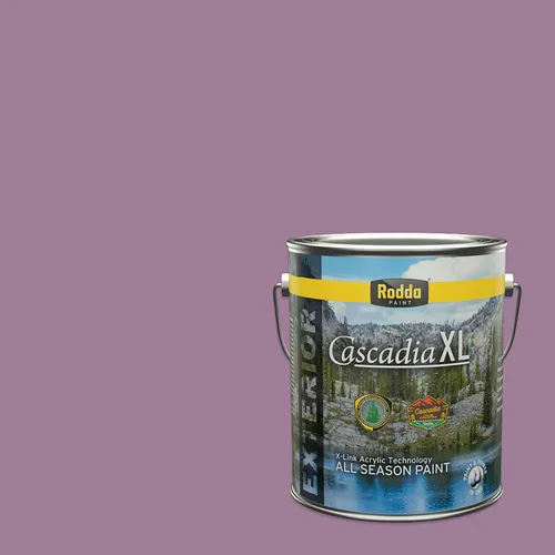 Miniatura 2 de Rodda Paint CASCADIA ZERO - Pintura plana e imprimación para interiores en uno, cuarto de galón, rosa Mullen