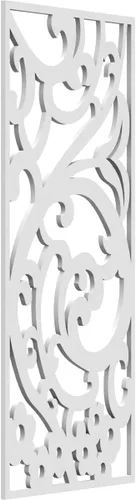 Miniatura 77 de Bridgewater - Paneles de pared decorativos de madera con calado, 9 3/8 pulgadas de ancho x 24 3/8 pulgadas de alto x 1/4 de alto, nogal