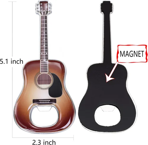 Miniatura 2 de Abrebotellas con forma de guitarra de cerveza, abrebotellas, guitarra, regalo, utensilios de cocina para bebedores, amantes de la guitarra y música