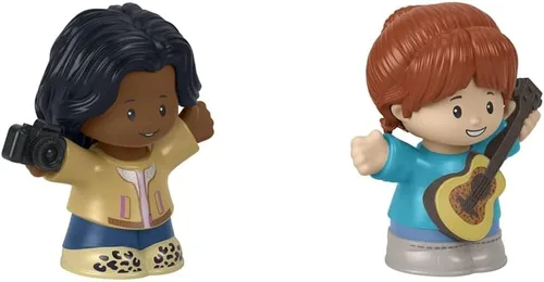 Miniatura 3 de F-Price - Paquete de figuras de juguete ~ Juego de figuras de inicio de historias - HBW68 ~ Figuras de fotógrafo y jugador de ukelele, marrón, azul
