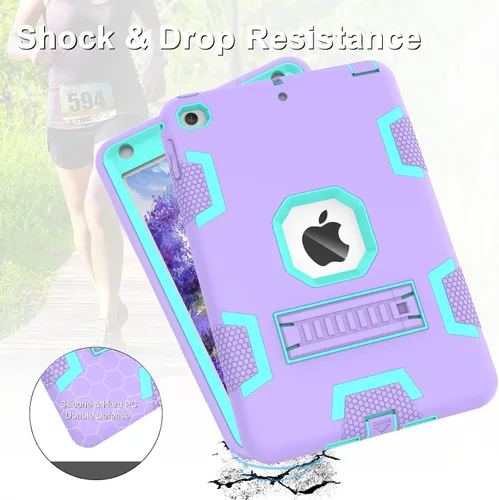 Miniatura 5 de CCMAO Funda para iPad mini 5 2019, iPad mini 4 2015, funda protectora híbrida resistente a prueba de golpes para iPad mini 5ª/4ª generación 7.9