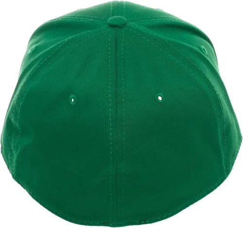 Miniatura 4 de Gorra de béisbol Luigi Flex Fit Verde, forro polar verde con licencia oficial de star wars silent one crew.