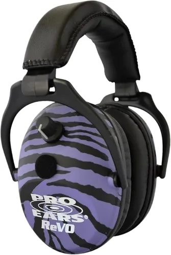 Miniatura 12 de Pro Ears ReVO - Orejeras electrónicas, orejeras de protección auditiva de tamaño infantil, NRR 25, placa de circuito doble, tecnología exclusiva DLSC