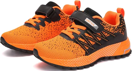 Miniatura 5 de KUBUA - Zapatos deportivos para niños y niñas, tenis para correr, ligeros, transpirables, deportivos y atléticos