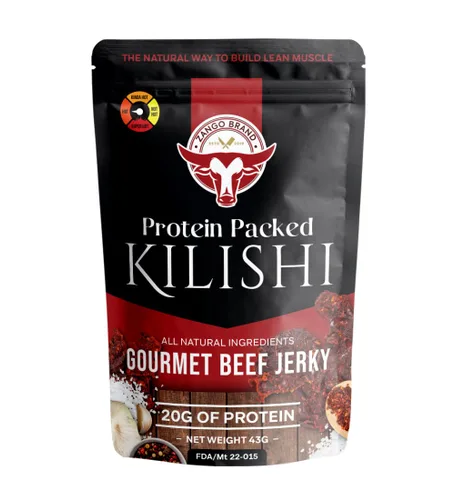 Kilishi. Picante - Caliente - Carne seca gourmet original de alta calidad. Alta proteína. Menos grasas y carbohidratos. Apto para paleo y