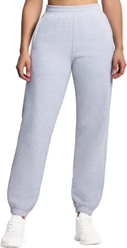 Miniatura 6 de THE GYM PEOPLE Pantalones deportivos de forro polar para mujer con bolsillos