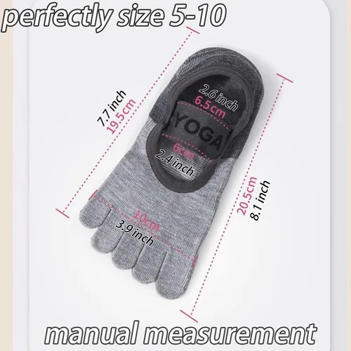 Miniatura 10 de CHUNFO Calcetines de agarre para mujer, calcetines de yoga para pilates, antideslizantes, teñido anudado, coloridos, de algodón, de compresión
