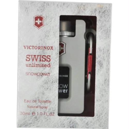 Swiss Army Swiss Unlimited Snowpower - Eau de Toilette en espray para hombre, 1 onza