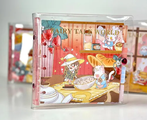 Miniatura 5 de Cuaderno de bolsillo kawaii, diario en espiral kawaii, bloc de notas en espiral pequeño, lindo cuaderno de papel de calidad premium, 160 páginas