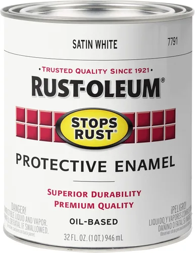 Miniatura 18 de Rust-Oleum 7777730 Stops Rust Pintura con Brocha, Media Pinta, Negro Satinado