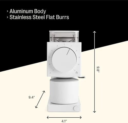 Miniatura 4 de Fellow Molinillo de café eléctrico Gen 2 Ode Burr con 31 ajustes para goteo, prensa francesa y preparación fría, molinillo eléctrico de huella