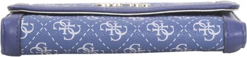 Miniatura 4 de GUESS Cartera de mano delgada Washington SLG, Blue Multi Signature