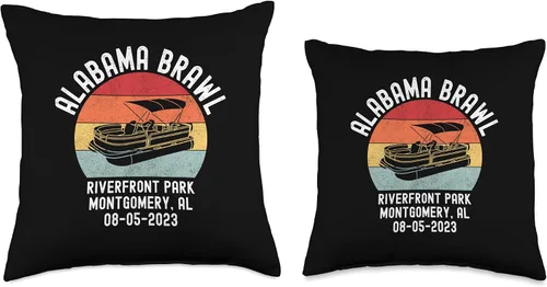 Miniatura 3 de Montgomery Riverfront Brawl Alabama Brawl Riverfront Park Montgomery Alabama Brawl - Almohada (16 x 16 pulgadas), multicolor