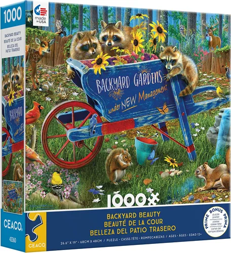 Miniatura 3 de Ceaco - Wild - Backyard Beauty - Rompecabezas de 1000 piezas
